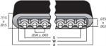 #1886 Shielded Flat Flex Ribbon Cable