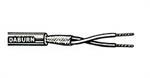 Miniature PVC Shielded Clear Vinyl Jacket Multiconductor Cable