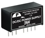 Polytron HEA3 Series DC-DC Converters, 3 Watt Single and Dual Output 2:1 Wide Input Range
