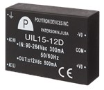 Polytron UIL15 AC-DC Power Supply Modules - 15-Watt