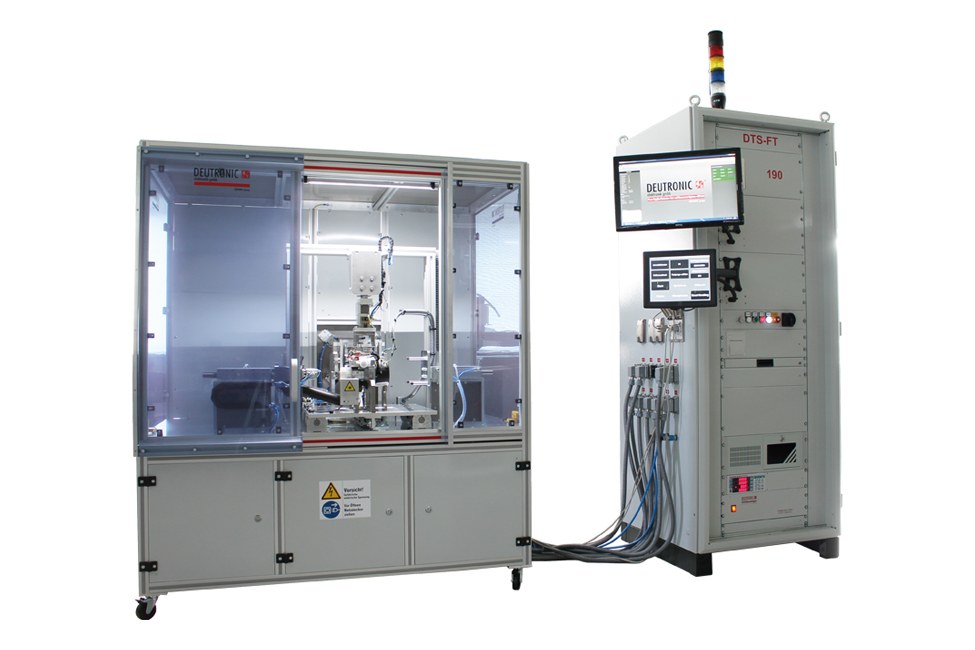 Mass flow sensor calibration test system (simple) for gas blower