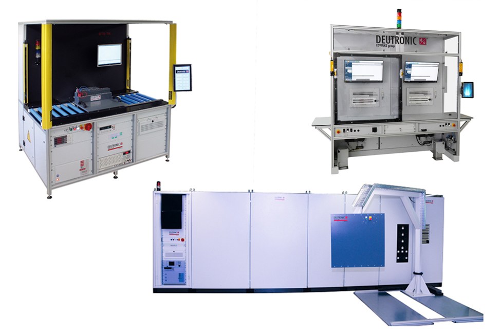 Test systems for winding goods, (high current) transformers, chokes, etc.