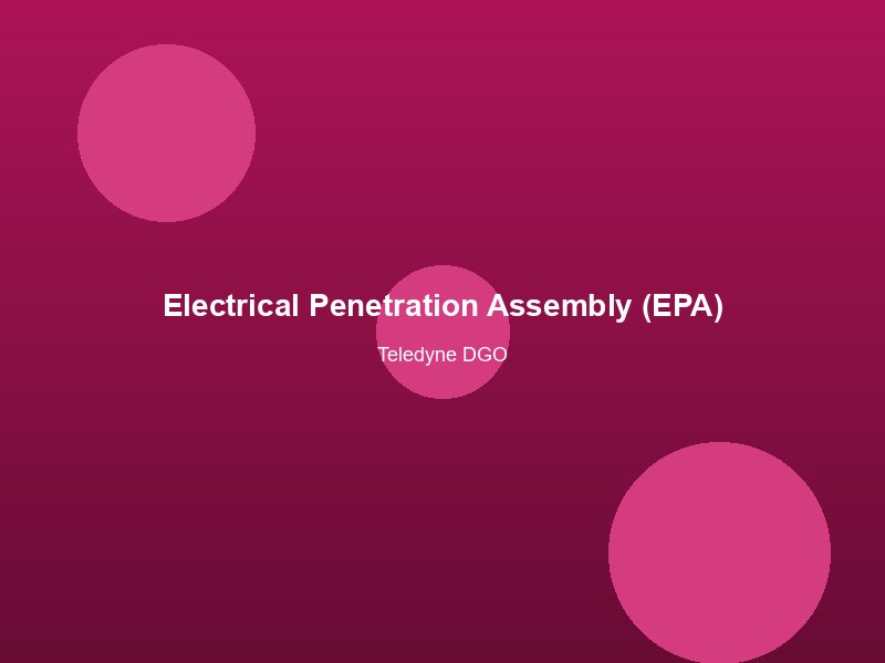 electrical-penetration-assembly