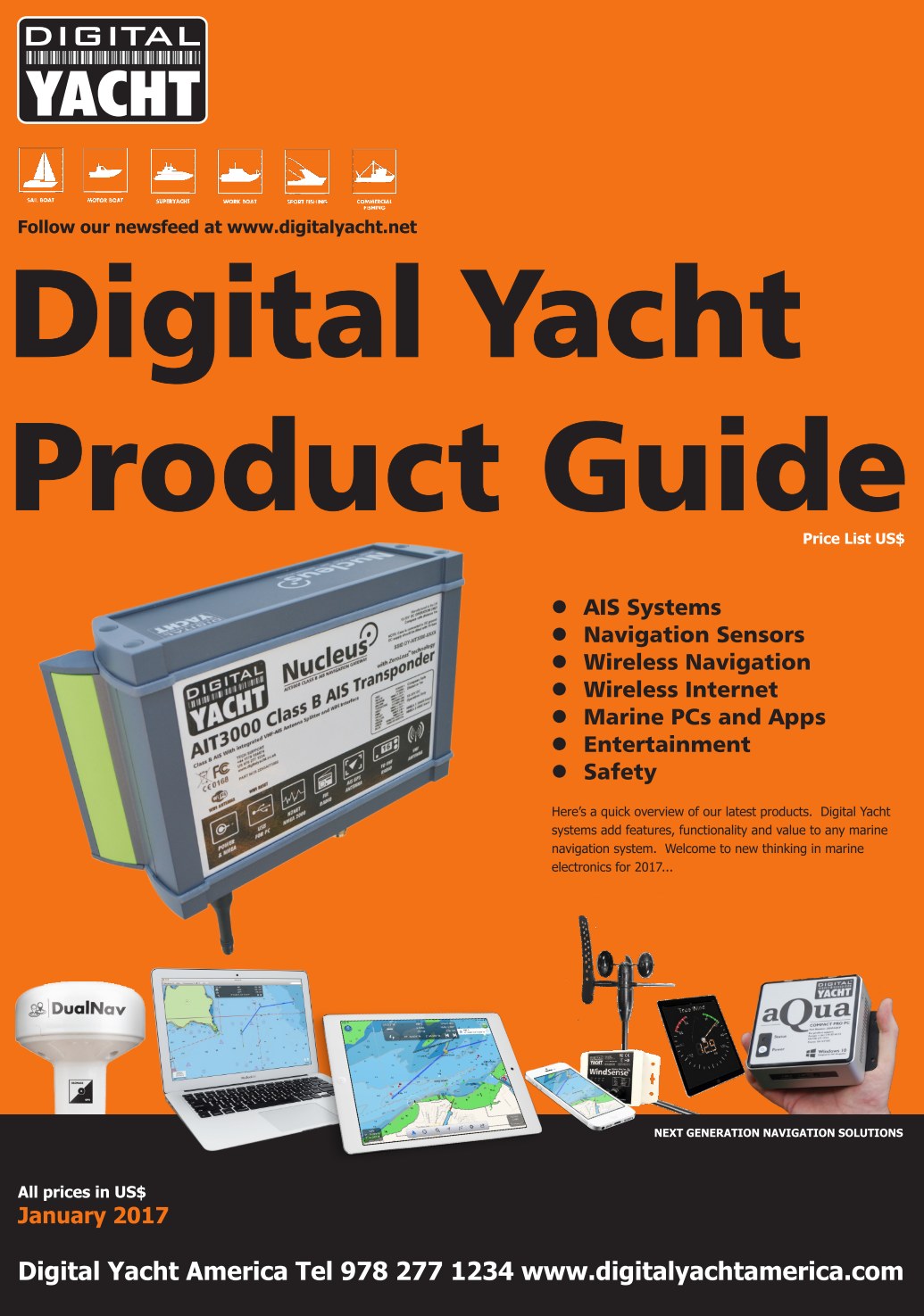 Digital Yacht 2017 US Product Guide and Pricelist Now Available