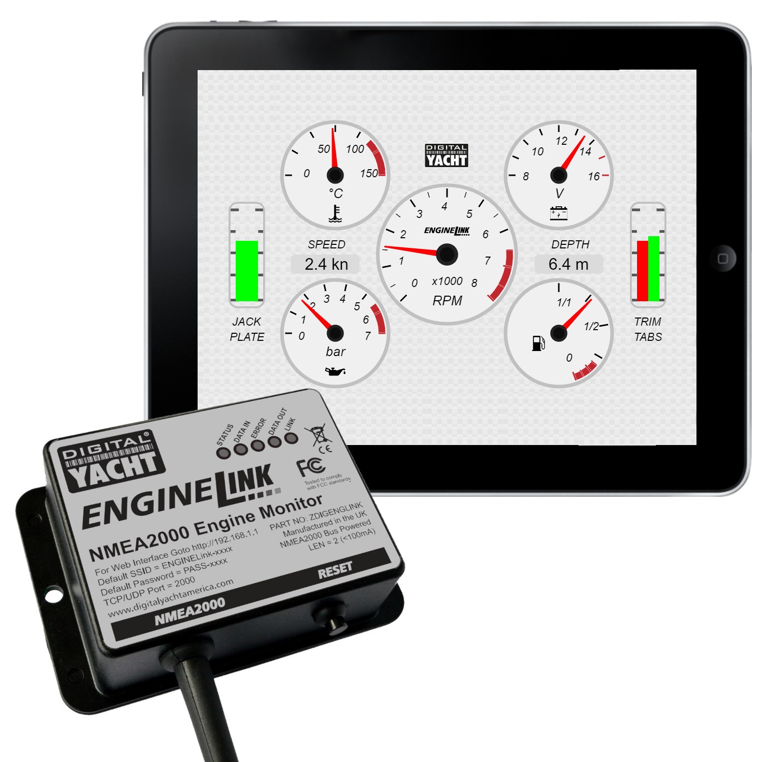 Digital Yacht launch ENGINELink gateway for iPads and Tablets