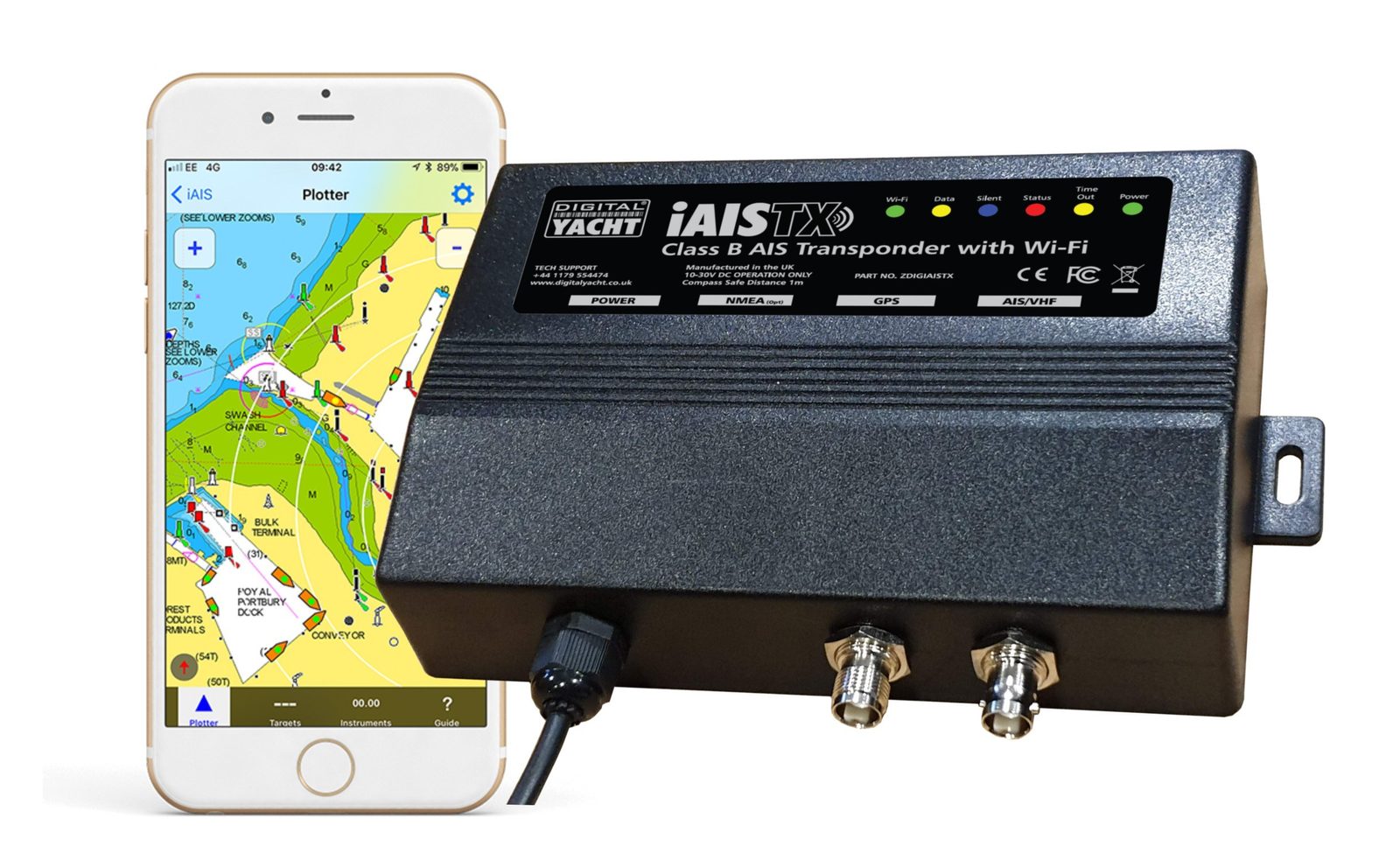 iAISTX - Digital Yacht easy Class B AIS transponder solution for iPad and tablet navigation - Digital Yacht News