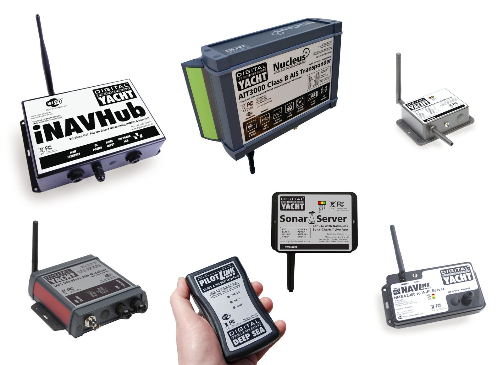 Overview of Digital Yacht's Wireless NMEA Devices