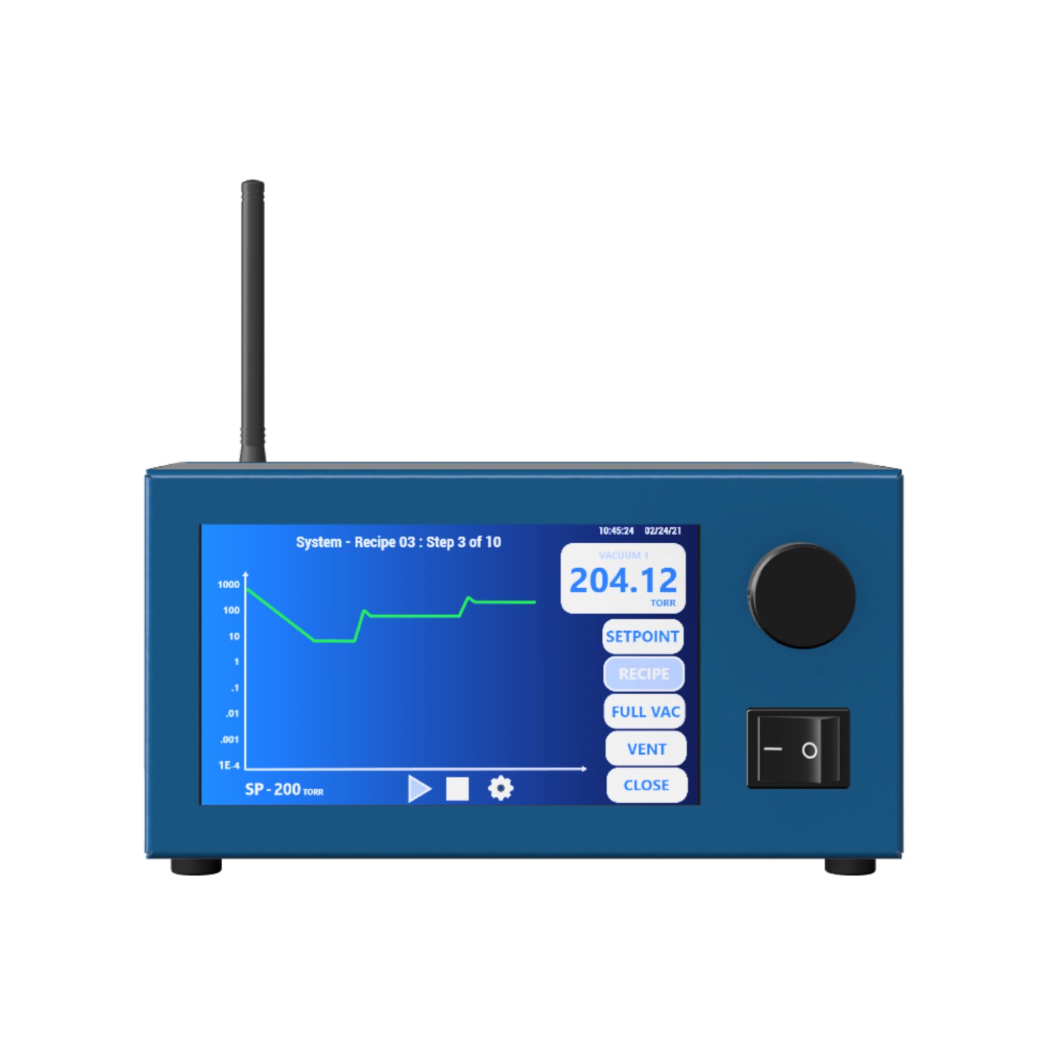 Time-Based Vacuum Differential Control with SNAP