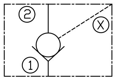 CARTRIDGE VALVE Directional Control > Pilot-to-close Check