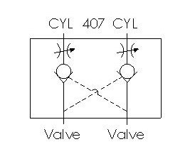 LOCK VALVE, PILOT OPERATED CHECK VALVE HYDRAULIC Lock Valve