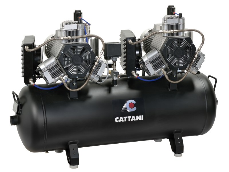 Tandem 3-Cylinder Dry Compressor