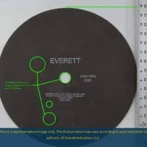 1410 Severit with Everett Abrasive Wheel
