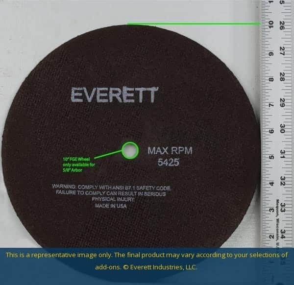 45FGE Severit with Everett Abrasive Wheel