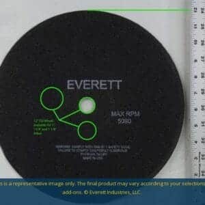 60 Severit with Everett Abrasive Wheel