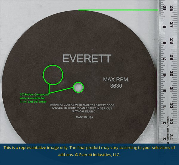 91 Severit with Everett Abrasive Wheel