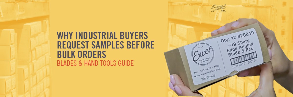 Why Industrial Buyers Request Samples Before Bulk Orders