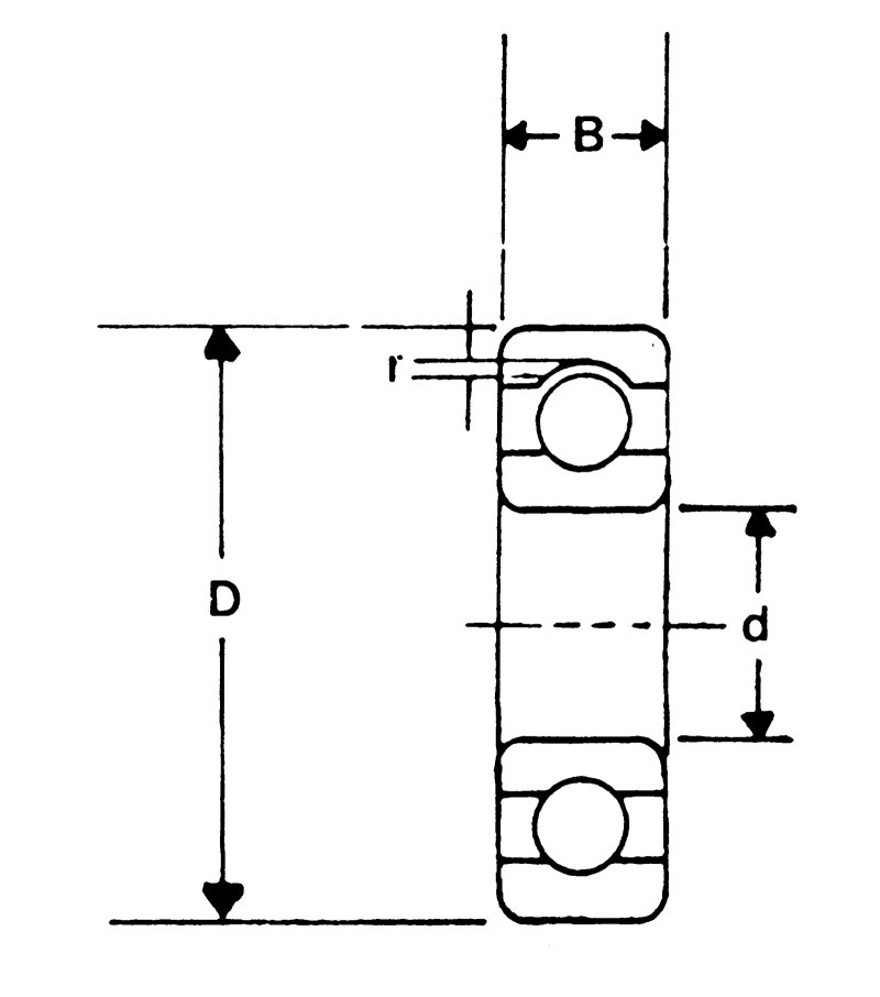 CUSCINETTI A SFERE 6301 2ZC3 SKF