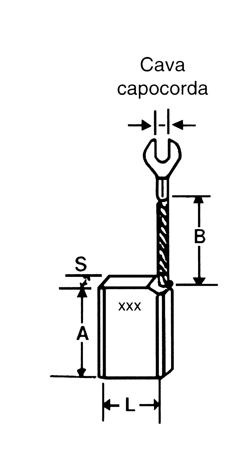 SPAZZOLA 6,3X12,5X22 FIG.64