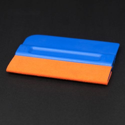 Blue Pro-Tint Bondo Magnetic Squeegee with Suede