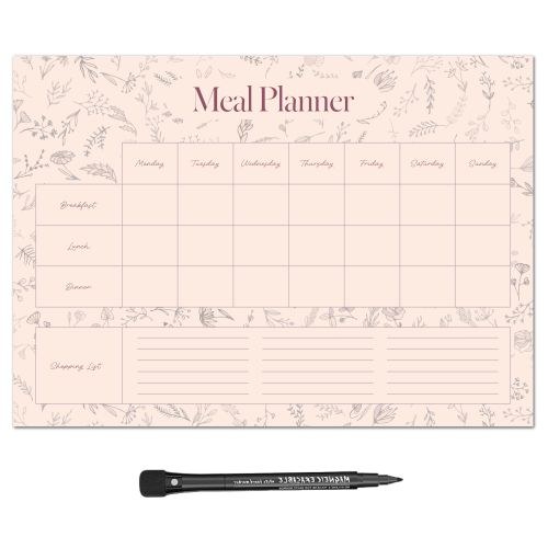 MagFlex® A4 Wild Flower Weekly Meal Planner