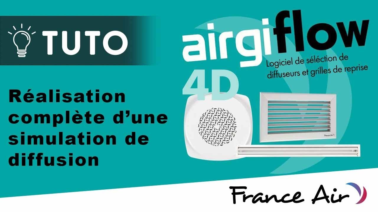 Tuto AirgiFlow - Réalisation complète d’une simulation de diffusion