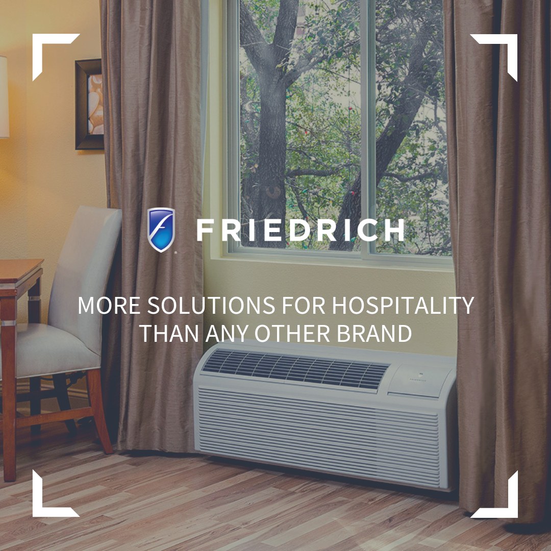Friedrich PTAC guest lodging comfort- from the experts