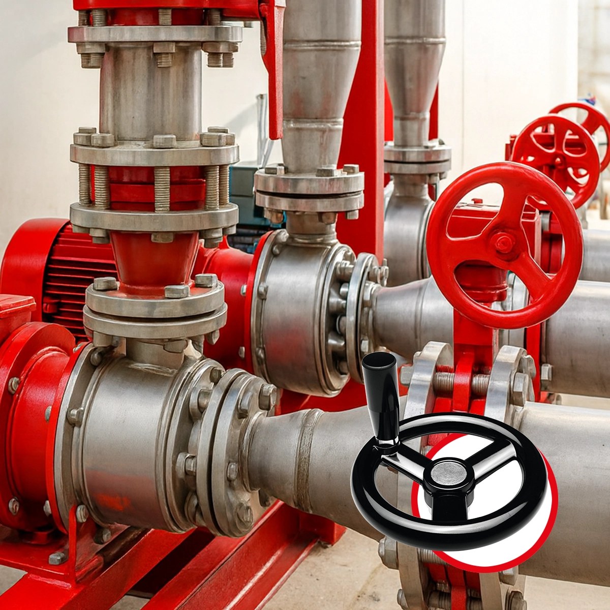 Handwheels for hydraulic Pump Control
