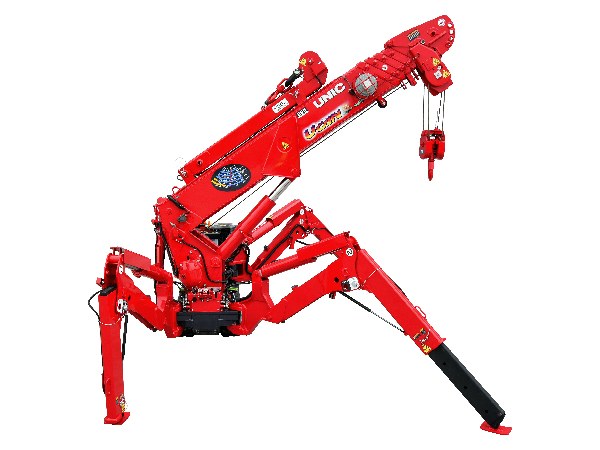 UNIC URW-295-3 Variable Outrigger Spider Crane