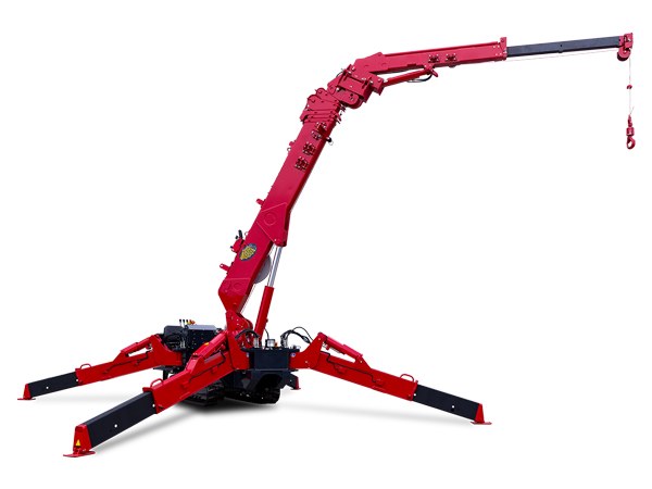 UNIC URW-546 Mini Spider Crane With Hydraulic Jib
