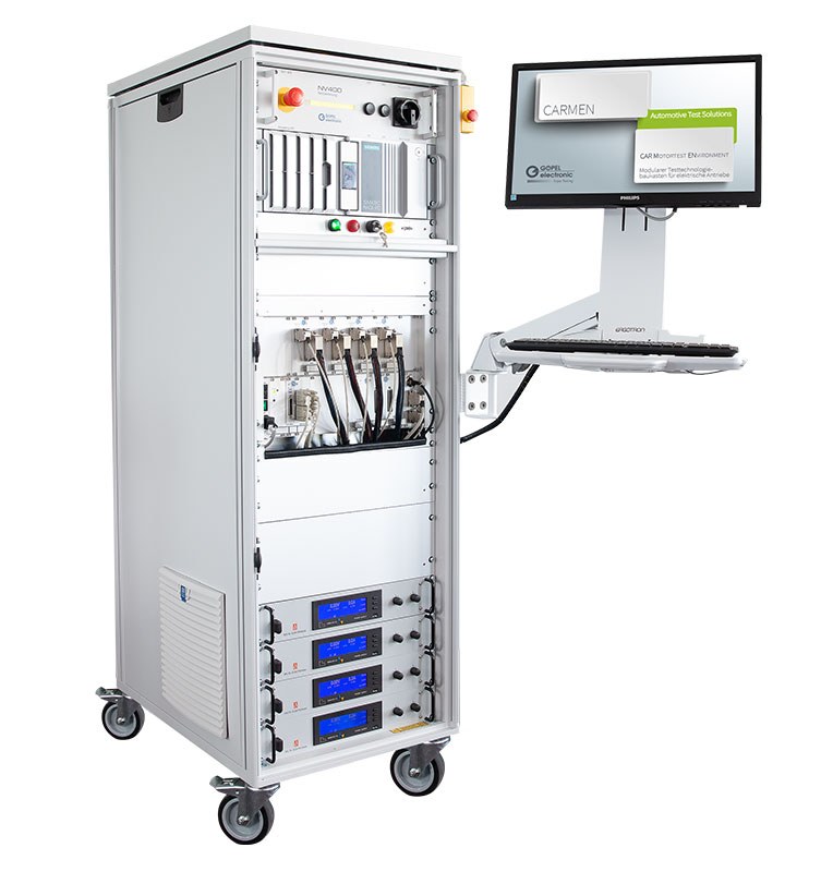 Elektromotorenprüfstand für DC-Motoren