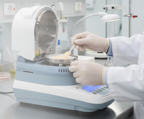 How does a moisture analyser work?