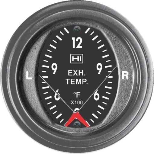 Dual Pyrometer Gauge, 2″ 300-1300 °F