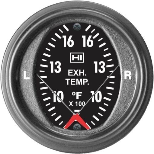 Dual Pyrometer Gauge, 2″ 700-1700 °F