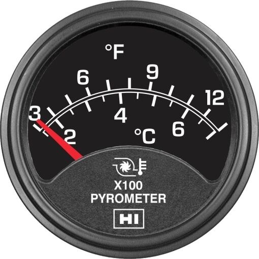 Pyrometer, 3″, 300-1300 °F