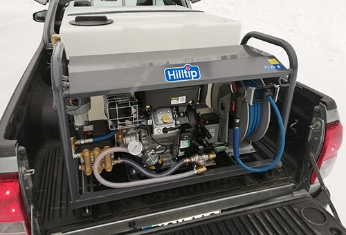 Laveuse sous pression mobile avec réservoir d’eau