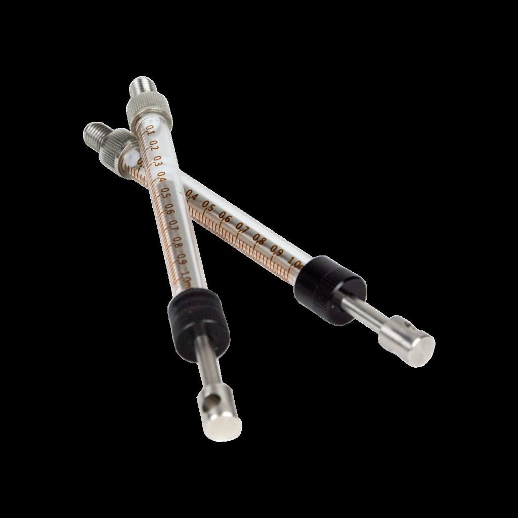Standardspritzen für SyrDos: 50 µl bis 25 ml