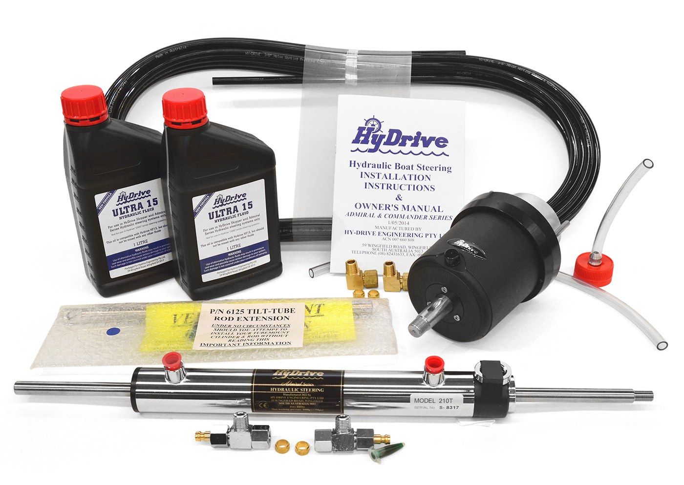 OBKIT2 Admiral Outboard Kit with side-mount cylinder