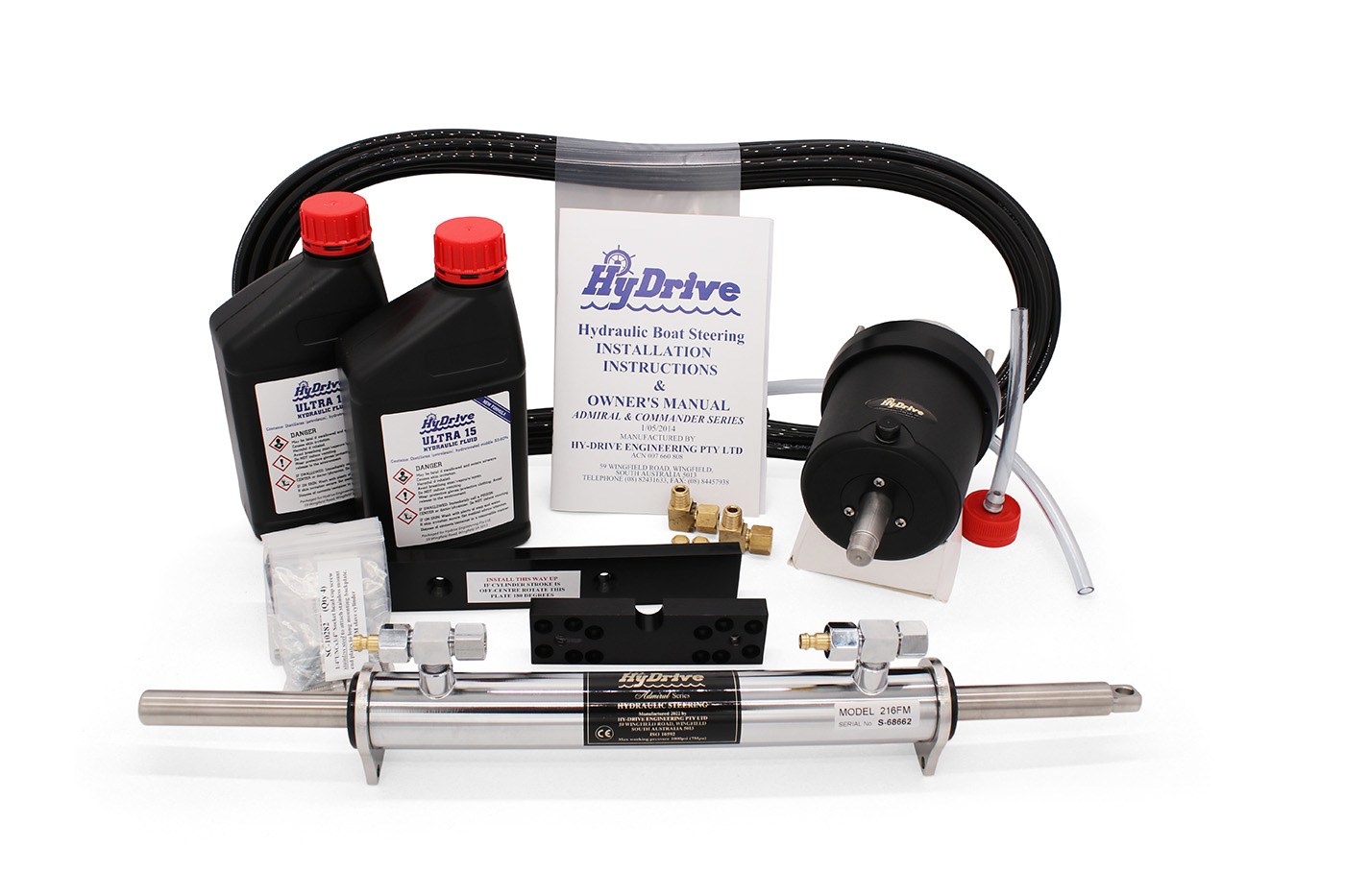 OBKIT5 Admiral Series Outboard Kit with front mount cylinder
