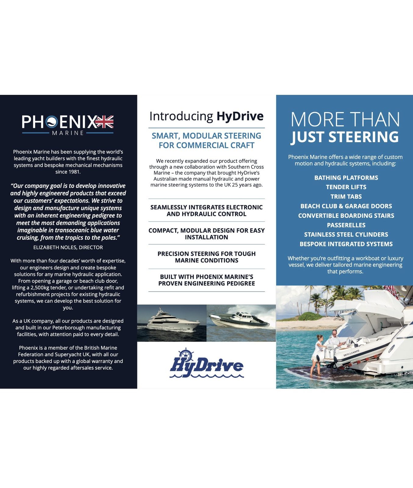 Phoenix Marine Solutions to Showcase HyDrive Steering Systems at Seawork 2025