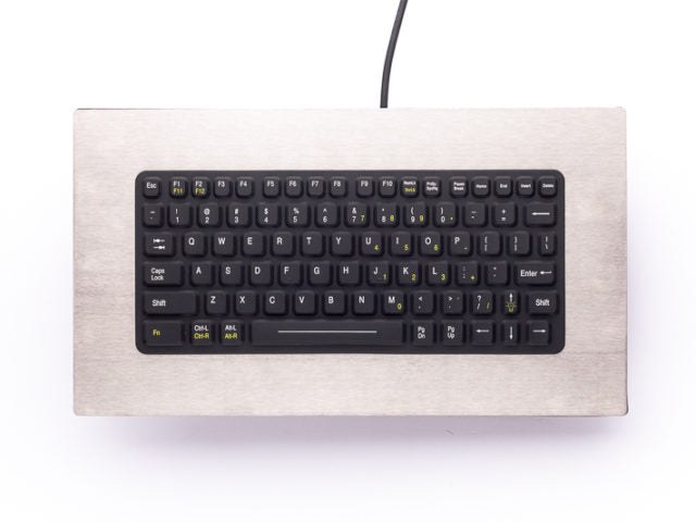 Compact Backlit Industrial Keyboard
