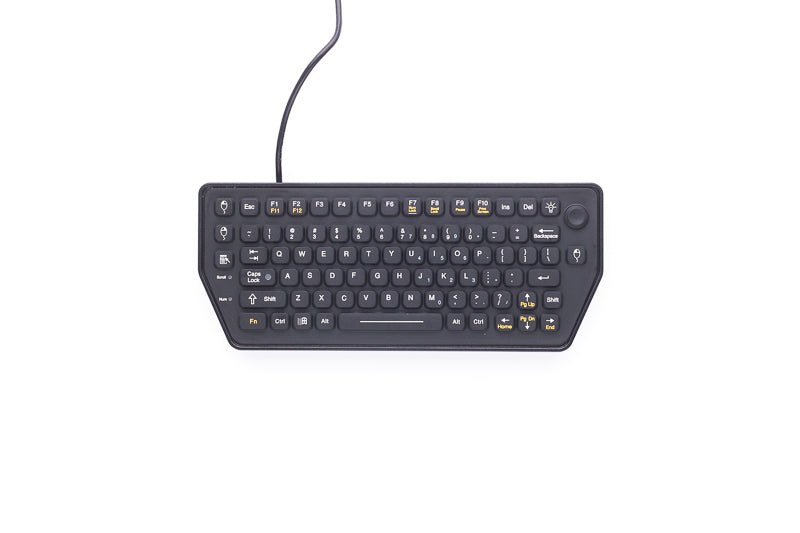 Compact Backlit Keyboard with Force Sensing Resistor
