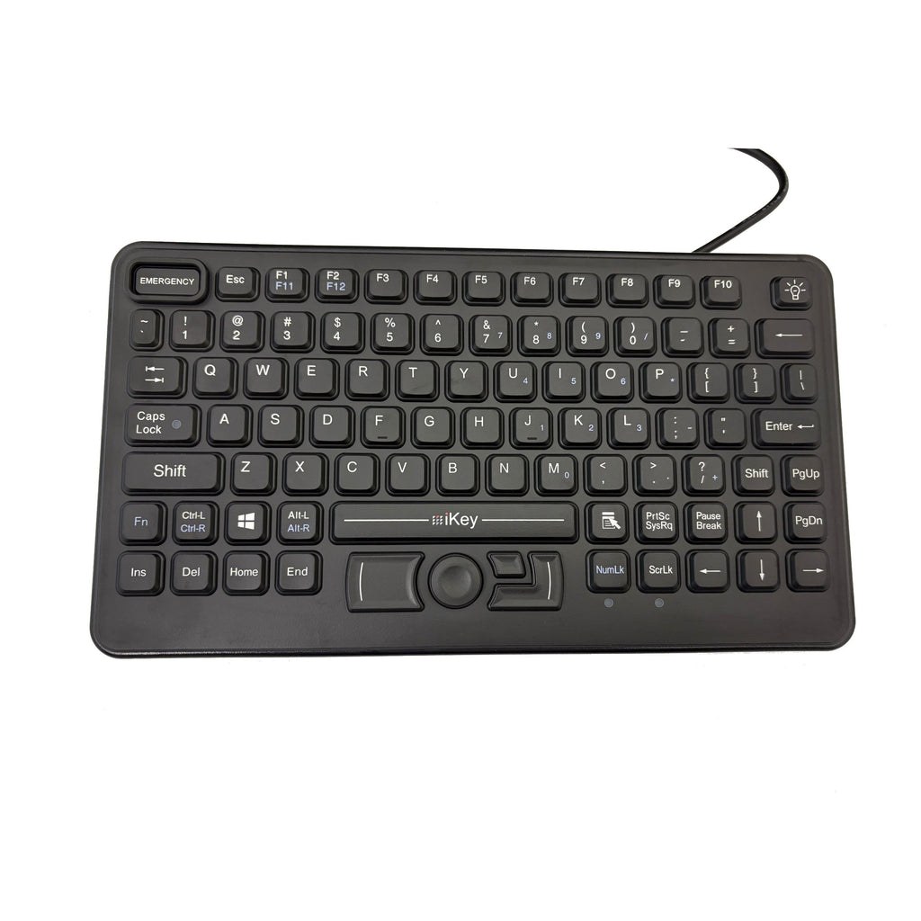 Industrial Keyboard with Emergency Key