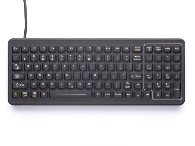 Industrial Keyboard with Numeric Keypad