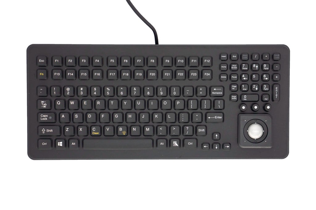Keyboard with Integrated Trackball