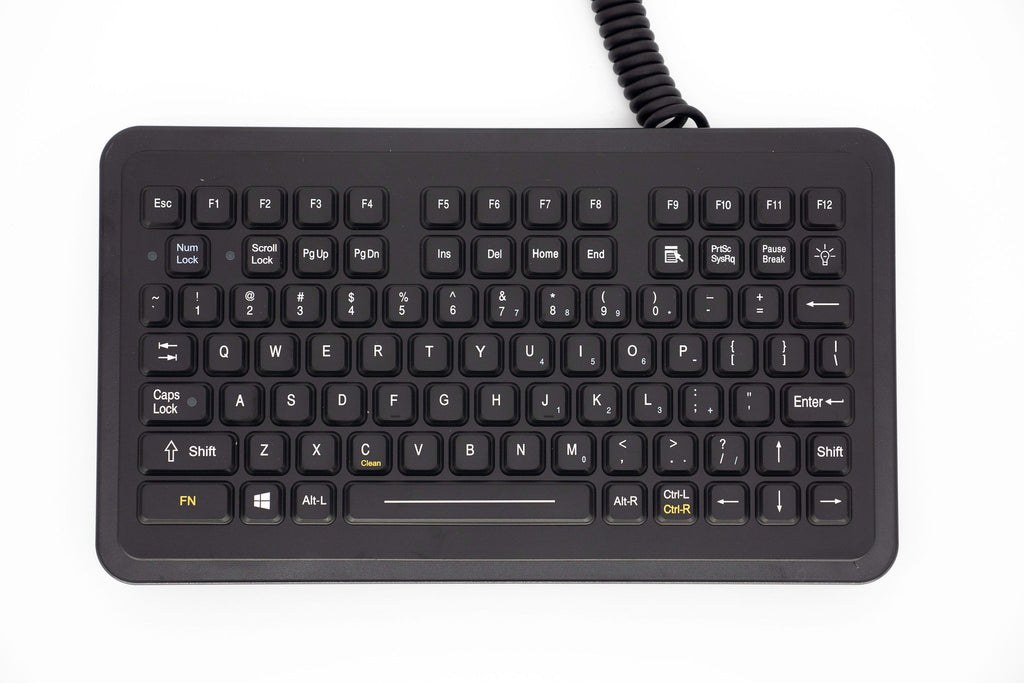 Panel Mount Compact Backlit Keyboard
