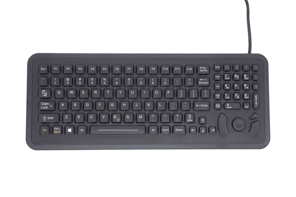 Panel Mount Keyboard with Force Sensing Resistor & Backlighting
