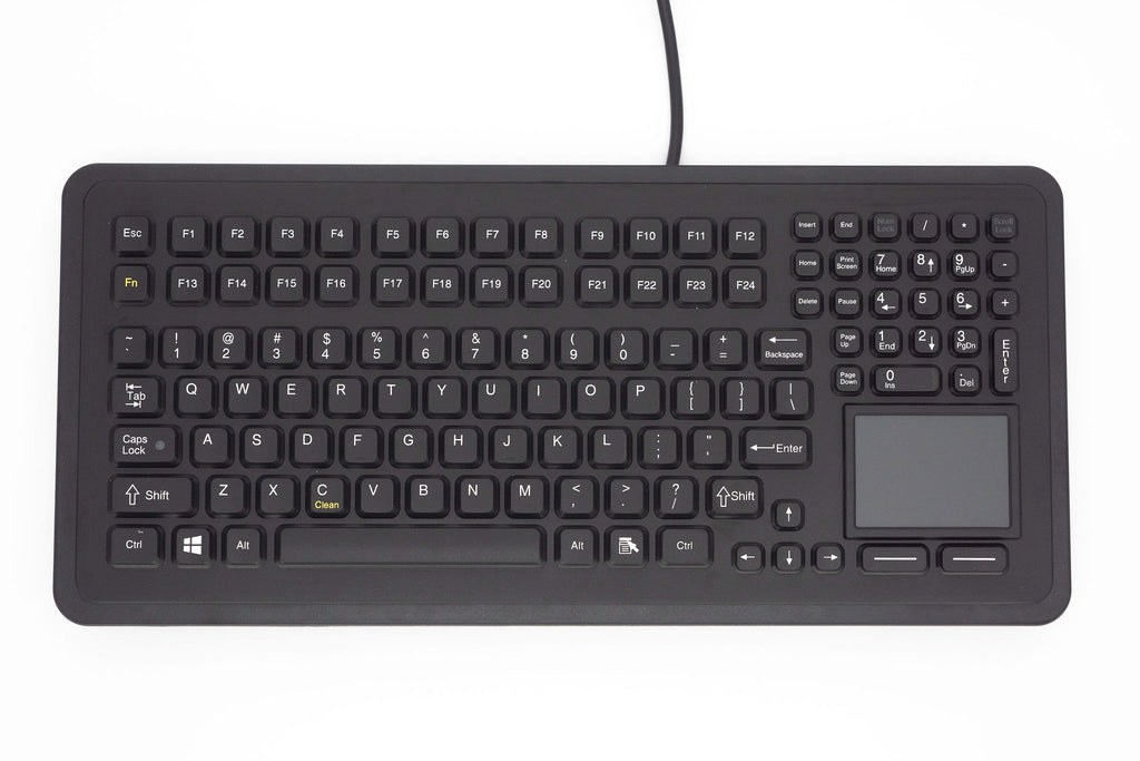 Panel Mount Keyboard with Touchpad