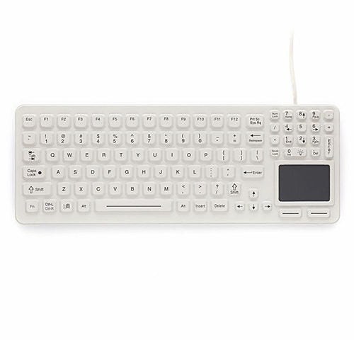 Sealed Keyboard with Integrated Touchpad & Backlighting