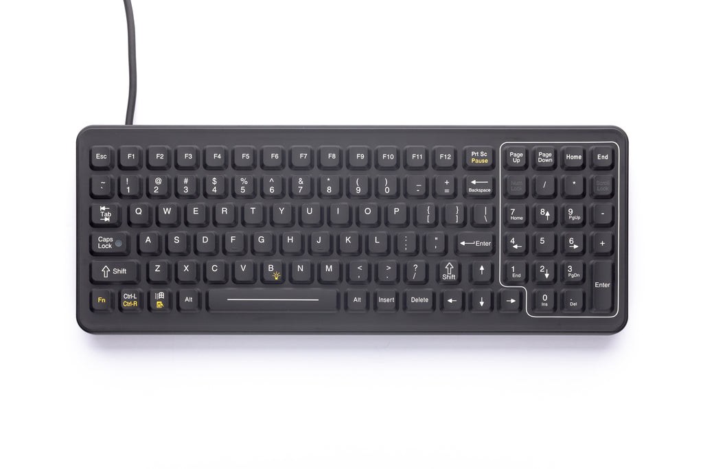 SlimKey Backlit Industrial Keyboard