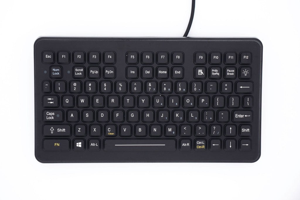 Small-Footprint Industrial Keyboard